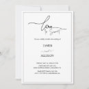 Suche nach liebe ist süß einladungen Typografie