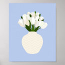 Suche nach blumenvase poster Blau