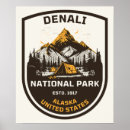Suche nach denali nationalpark poster Wildnis