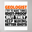 Suche nach geologe poster Lustige geologie