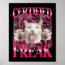 Suche nach freaks poster Katze