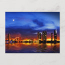 Suche nach miami skyline postkarten Silhouette