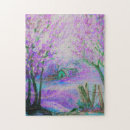 Suche nach abstrakte landschaften puzzle Blau