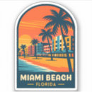 Suche nach miami beach aufkleber Sonnenuntergang