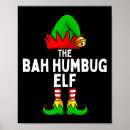 Suche nach bah humbug poster Weihnachtsdekoration