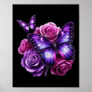 Suche nach lila schmetterling poster Rose