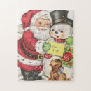 Suche nach retro weihnachten puzzle Vintage