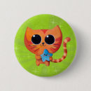 Suche nach orange katze buttons Niedlich