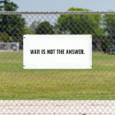 Suche nach krieg banner Frieden