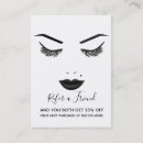 Suche nach wimpern visitenkarten Augenbrauen