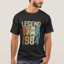 Suche nach legende seit 1984 tshirts Geburtstag