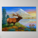 Suche nach elk poster Hirsch