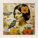 Suche nach vintage frau puzzle Künstlerisch