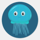 Suche nach quallen aufkleber Meerestier