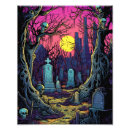 Suche nach halloween friedhof poster Gotisch