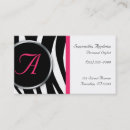 Suche nach monogramm zebra visitenkarten Zebradruck