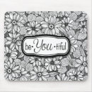 Suche nach weißes blume mousepads Schwarzes