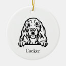 Suche nach cocker spaniel ornamente Hund