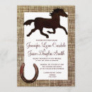 Suche nach westernhochzeit einladungen Hufeisenhochzeitseinladungen