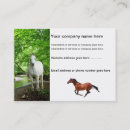 Suche nach weißes pferd visitenkarten Quarterhorse