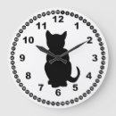 Suche nach halloween katzen wanduhren Silhouette