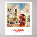 Suche nach london england poster Aquarellmalerei