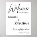 Suche nach willkommensschild hochzeits poster Kalligrafie