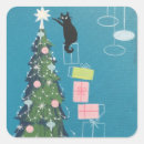 Suche nach vintage katze aufkleber Weihnachten