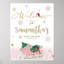 Suche nach weihnachtsbaby poster Weihnachtsmannmütze babydusche