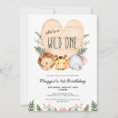 Suche nach tiere geburtstag einladungen Wilde eins