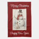 Suche nach schneemann geschirr tücher Vintag