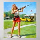 Suche nach schießen poster Mädchen