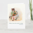 Suche nach anthropomorphe katzen karten Vintag