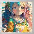 Suche nach anime girl poster Bunt