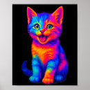 Suche nach bunte katzen poster Lustig