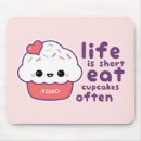 Suche nach das leben ist kurz mousepads Kuchen
