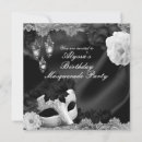 Suche nach blume schwarz weiß einladungen Party