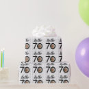 Suche nach 70 geburtstags party geschenkpapier Über dem hügel