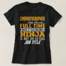 Suche nach kameramann tshirts Job