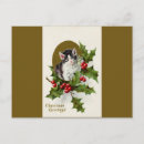 Suche nach vintage weihnachtsgrüße postkarten Katze