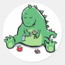 Suche nach lustiger drache aufkleber Dinosaurier