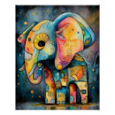 Suche nach bunter elefant poster Farbenfroh