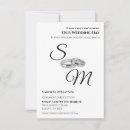 Suche nach black and white wedding einladungen Monogramm