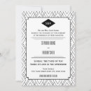 Suche nach black and white wedding einladungen Geometrisch