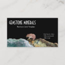 Suche nach mineralien visitenkarten Edelsteine