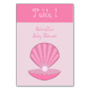 Suche nach mädchen babyparty tischkarten Muschel