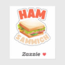 Suche nach schinken aufkleber Sandwich