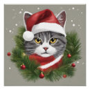 Suche nach weihnachtskatzen poster Kätzchen