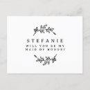 Suche nach proposal postkarten Maid of honor