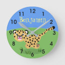 Suche nach geparde wanduhren Niedlich